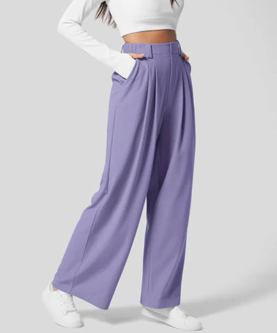 DanAnt | Pantalone Elastico Elegante a Vita Alta