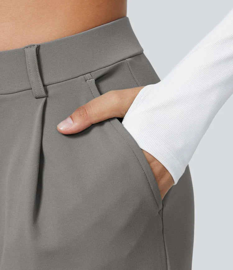 DanAnt | Pantalone Elastico Elegante a Vita Alta