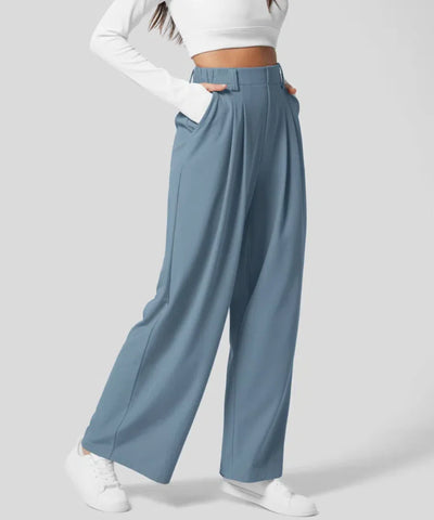 DanAnt | Pantalone Elastico Elegante a Vita Alta