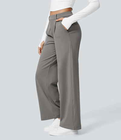 DanAnt | Pantalone Elastico Elegante a Vita Alta