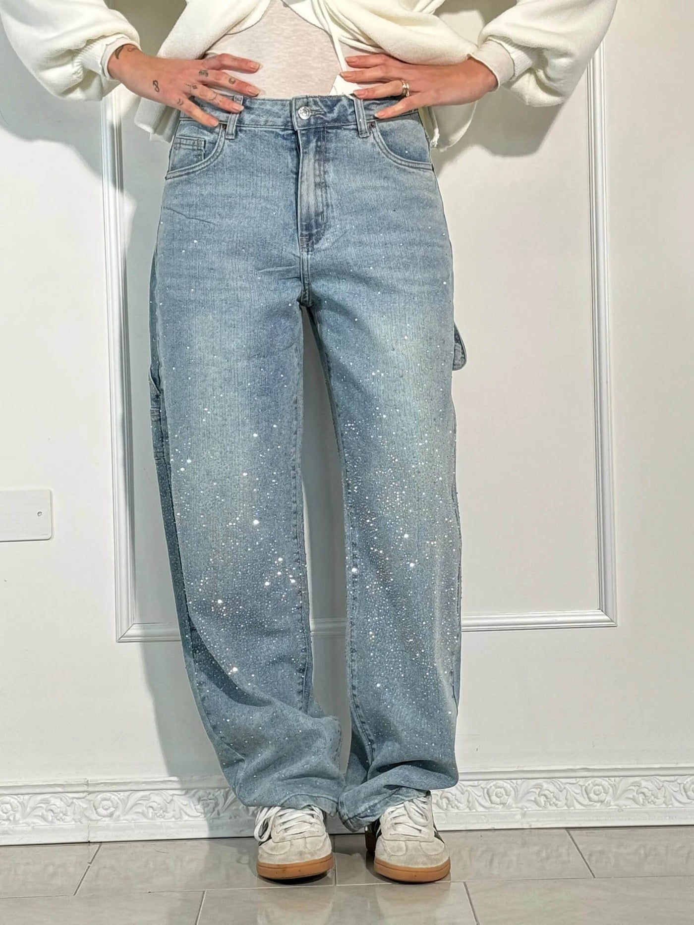 DanAnt | Jeans con Strass
