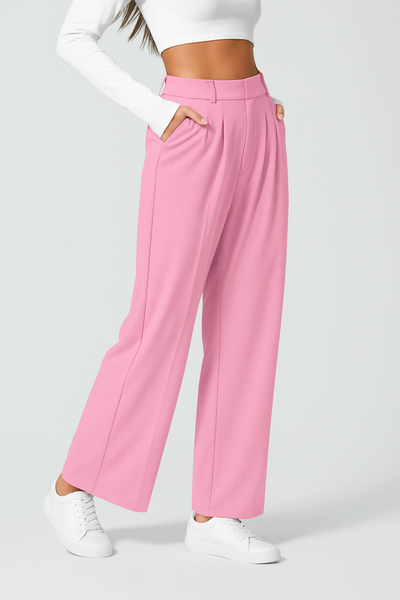 DanAnt | Pantalone Elastico Elegante a Vita Alta